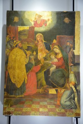 Adoration of the Magi (1568), Retablo di Nostra Signora della Neve, Michele Cavaro - From S. Francesco di Stampace Church - 4244