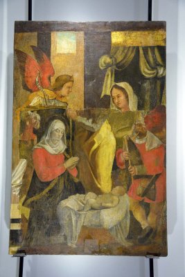 Nativity (1568), Retablo di Nostra Signora della Neve, Michele Cavaro - From S. Francesco di Stampace Church - 4245