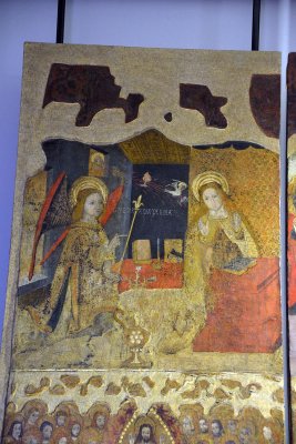 Annunciation, Retablo del Giudizio Universale (15th c.) - Maestro di Olzai - From Santa Maria di Sibiola Church, Cagliari - 4257