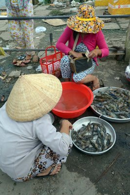 Dua Do (Red Coconut) Market, Nhi Long village, Tr Vinh - 6623