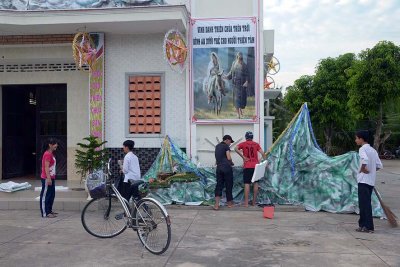 Preparation for Christmas in Nhi Long Church, Tr Vinh - 6668