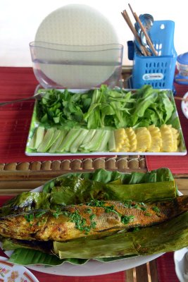 Lunch in Mekong Garden homestay, Nhi Long village, Tr Vinh - 6578