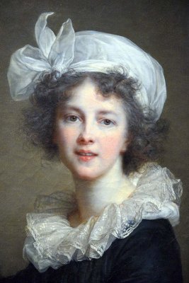 L'artiste excutant un portrait de la reine Marie-Antoinette (1790), dtail - 5063