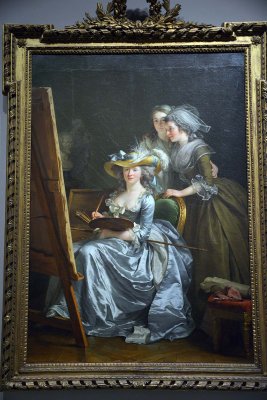 Adelaide Labille-Guiard - L'artiste dans son atelier avec deux de ses lves (1785) - 5142