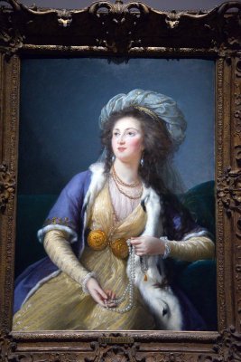 La comtesse Stanislas Marie Adelaide de Clermont-Tonnerre, marquise de Talaru, en sultane (1785) - 5173