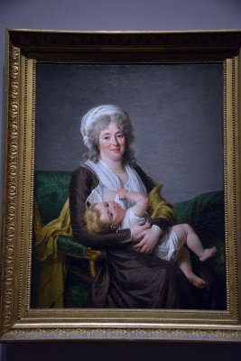 Portrait prsum de Madame Claude Charlot et son fils Nicolas-Franois ou Vincent  (1798-1799) - 5197