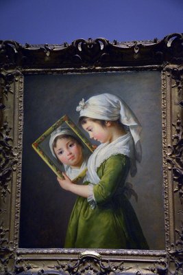 Jeanne Julie Louise Le Brun se regardant dans un miroir (1787) - 5209