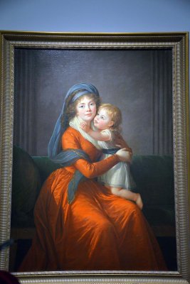 La princesse Alexandra Petrovna Golitsyna, ne Potassova, avec son fils Piotr (1794) - 5271