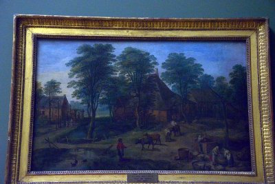 Jan II Brueghel, ou Jan Brueghel le Jeune (1601-1678) - Cour de ferme - 8635