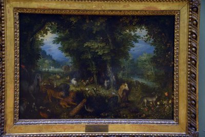Jan I Brueghel, dit de Velours ou l'Ancien (1568-1625) - La terre ou le paradis terrestre - 8643