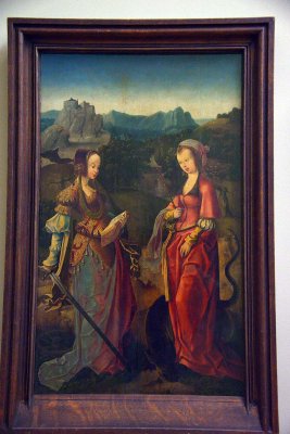 Maniriste anversois (premire moiti XVIe sicle) - Sainte Catherine et Sainte Barbe - 8665