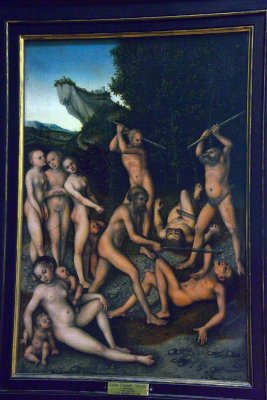 Lucas Cranach l'Ancien - L'ge d'argent, dit autrefois Les Effets de la jalousie (1535) - 8677
