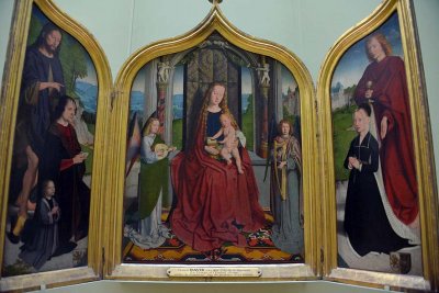 Gerard David - Triptyque de la famille Sedano (1495) -8720