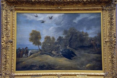 David II Teniers (1610-1690) - Chasse au hron avec l'archiduc Lopold-Guillaume (1652-1656) - 8778