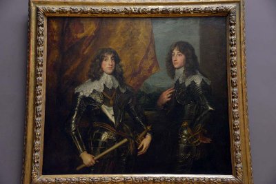 Antoon van Dyck - Portrait des princes palatins Charles-Louis 1er et son frre Robert (1637) - 8803