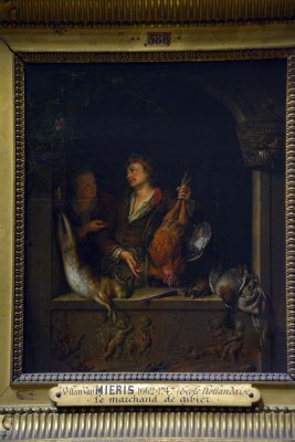 Willem van Mieris - Le marchand de gibier, dit aussi le rtisseur (1710-1720) - 8889