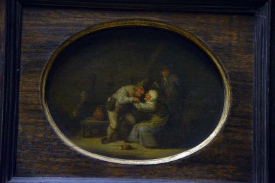 Adriaen van Ostade - Scne d'intrieur avec couple g (1630-1640) - 8908
