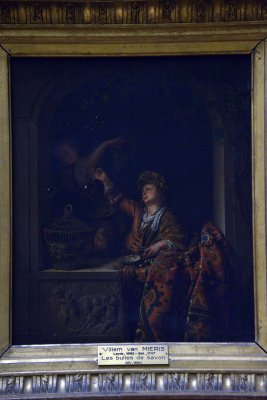 Willem van Mieris - Les Bulles de savon (1710-1720) - 8923