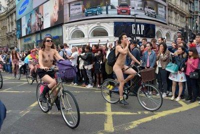 WNBR London (World Naked Bike Ride) - 9211