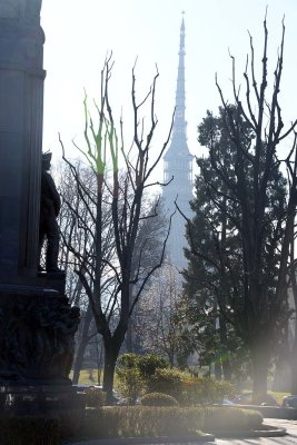 Mole Antonelliana seen from Giardini Reali - Turin - Torino - 0313