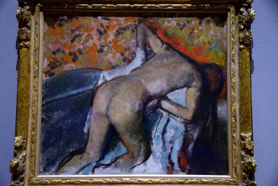 E. Degas: After the Bath, Woman Drying Herself (Après le bain, femme s'essuyant), 1895-1900, Princeton Univ. Art Museum - 0623