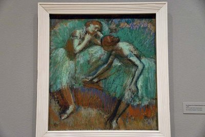 Edgar Degas - Two Dancers (Les grandes danseuses vertes), 1898 - Ny Carlsberg Glyptotek, Copenhagen - 0631