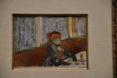 Edgar Degas - Young Woman in a Café (Jeune femme au café), 1877 - Haroche Collection - 0640