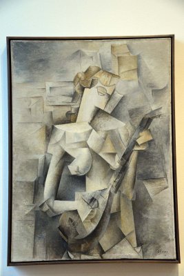 Pablo Picasso - Girl with a Mandolin (Fanny Tellier), 1910 - 0721