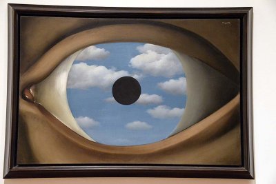 Ren Magritte - The False Mirror, 1928 - 0900