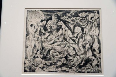 Jackson Pollock - Untitled (4), state II of III, 1944-45 - 1049