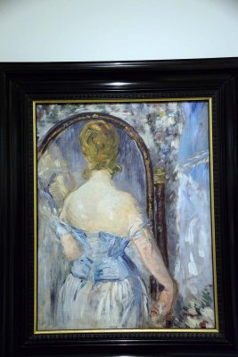 Edouard Manet - Devant le miroir (1876) - 1377