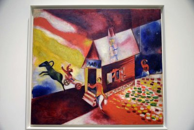 Marc Chagall - La calche volante (1913) - 1432