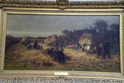 Eastman Johnson - Corn Husking at Nantucket (1875) - 9304