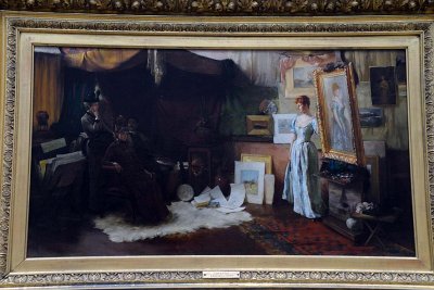 Charles Courtney Curran - Fair Critics (1887) - 9317