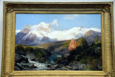 Thomas Moran - The Teton Range (1897) - 9333
