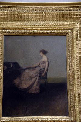 Thomas Wilmer Dewing - The Letter (1895-1900) - 9356