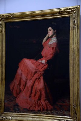 Thomas Anshutz - A Rose (1907) - 9385