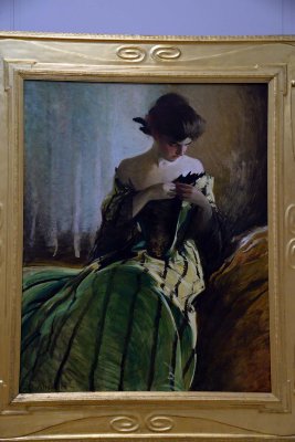 John White Alexander - Study in Black and Green (1906) - 9386