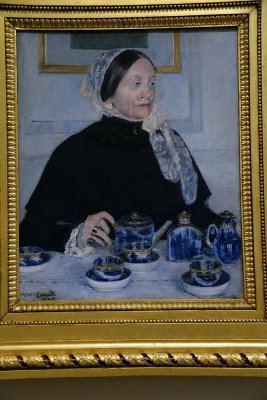 Mary Cassatt - Lady at the Tea Table (1883-85) - 9388