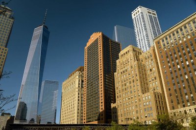 Manhattan skyline with One World Trade Center - 8715