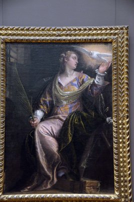 Paolo Veronese - Saint Catherine of Alexandria in Prison (1580-85) - 9483