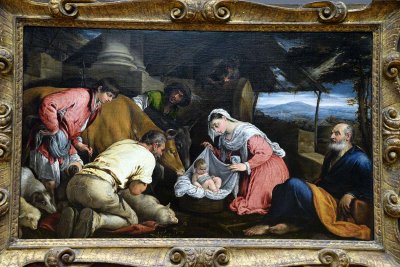 Jacopo Bassano - The Adoration of the Shepherds (ca. 1563) - 9485