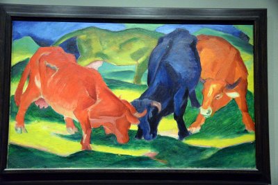 Fighting Cows (1911) - Franz Marc - 9586