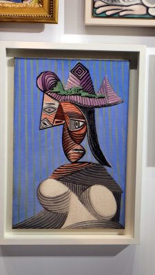 Pablo Picasso - Buste de femme au chapeau rayé (1939) - 9499