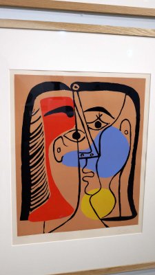 Pablo Picasso - Portrait de Jacqueline aux cheveux lisses (1968) - 9506