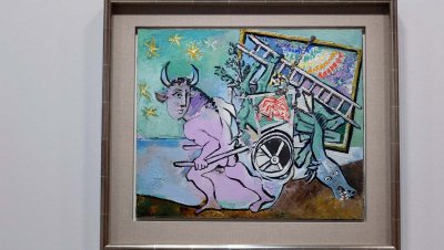 Pablo Picasso - Minotaure à la carriole (6 avril 1936) - 9528