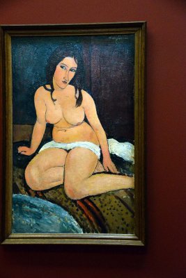 Modigliani - Nu assis (1917) - 1645