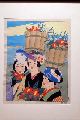Paul Jacoulet - Fleurs dhiver, Oshima (juin 1955) - 7190