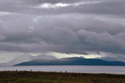 Isle of Raasay and Isle of Skye seen from Applecross, Wester Ross - 9633