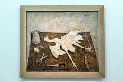 Bernard Buffet - Le coq mort, 1947 - Centre national des arts plastiques, en dpot au muse Cantini, Marseille - 7620